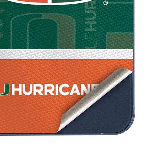 University of Miami U Hurricanes Galaxy A35 5G Skin